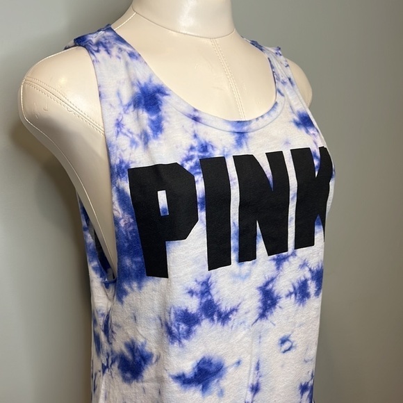 PINK Victoria’s Secret Tie Dye American Flag Tap Top - Picture 9 of 12